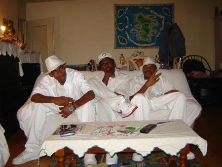 En partant de la droite : Dj Sponk, Oggy et Moi